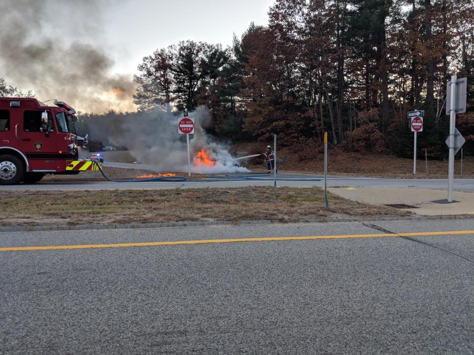 car fire