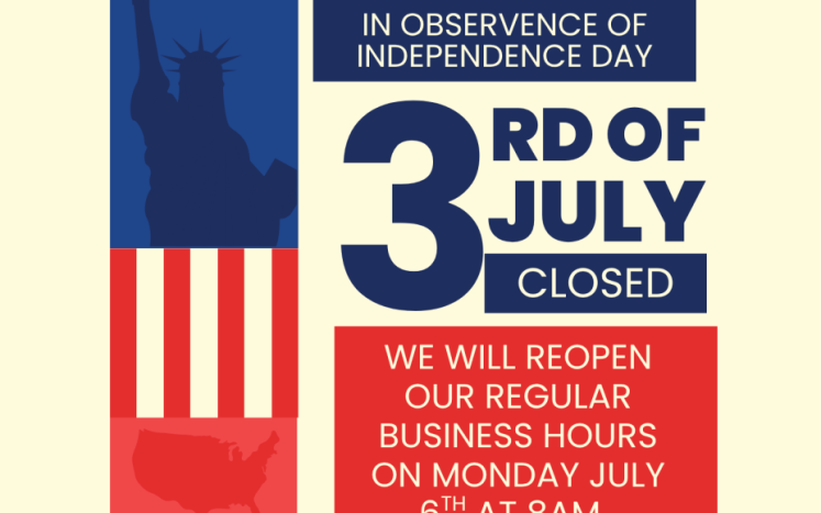 July 3rd Closure